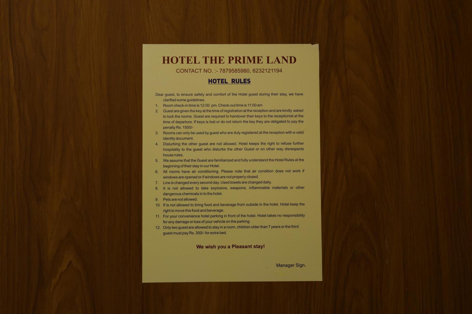 Hotel The Prime Land Hoshangabad Luaran gambar